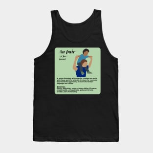 Au pair definition-green male Tank Top